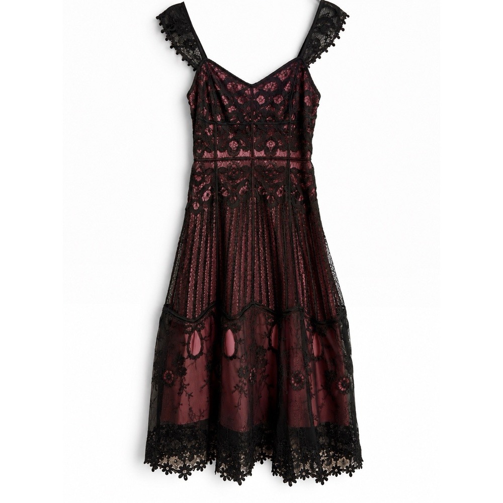 Betsey Johnson Vintage Y2K Archival Crochet Lace Dress 6 Fairy Whimsigoth Rare